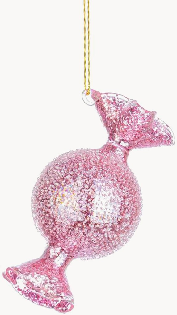 Ornamentos de Natal em vidro Toffee, conjunto de 12