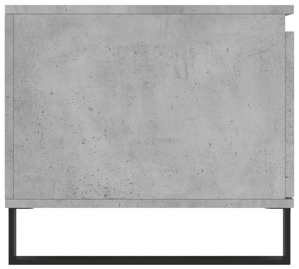 Mesa de centro 100x50x45 cm derivados madeira cinzento cimento