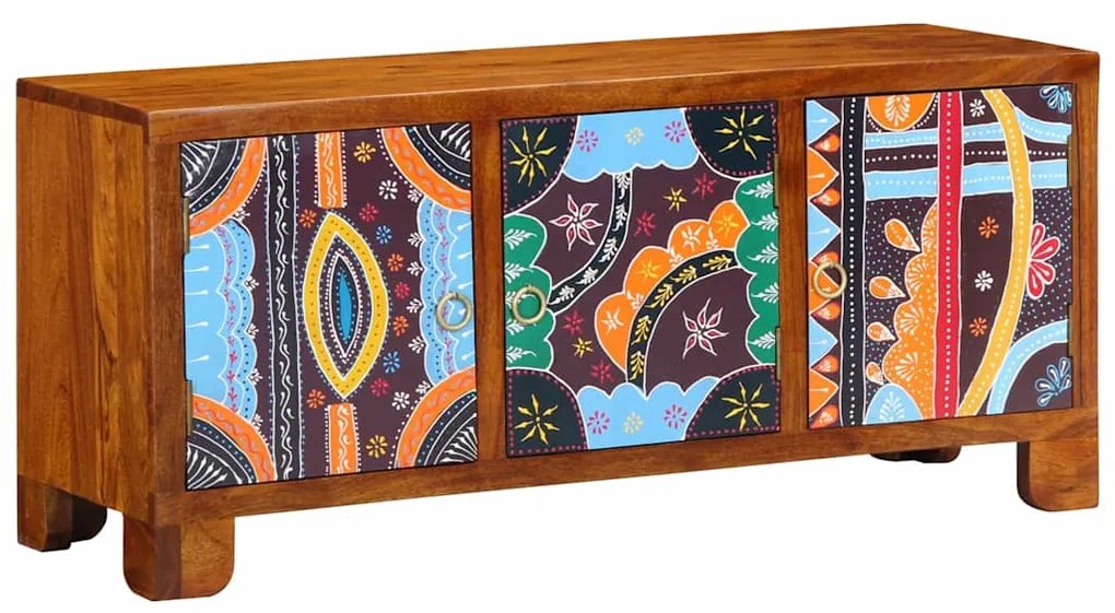 Banco de Hall 100x35x45 cm Madeira Maciça de Acácia