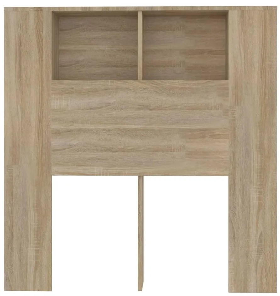 Armário de cabeceira 100x18,5x104,5 cm carvalho sonoma