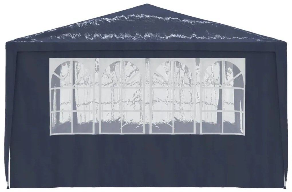 Tenda festas profissional c/ paredes laterais 4x4m 90g/m² azul