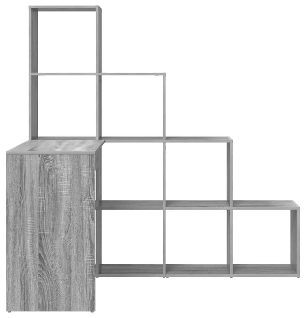 Secretária de canto Sonoma cinzento 101,5 x 149,5 x 149,5 cm