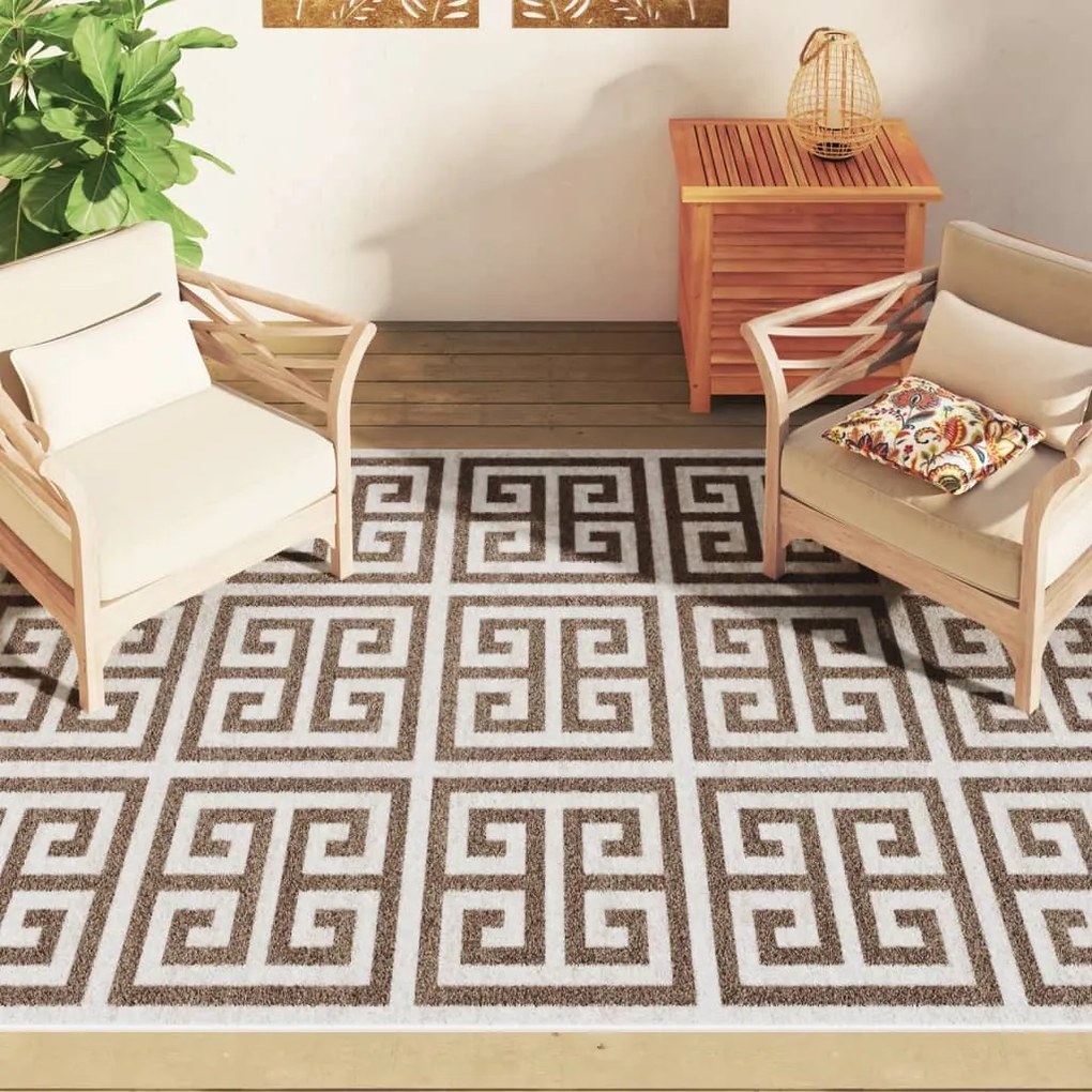 Tapete pelo curto antiderrapante int./ext. 160x230 cm multicor