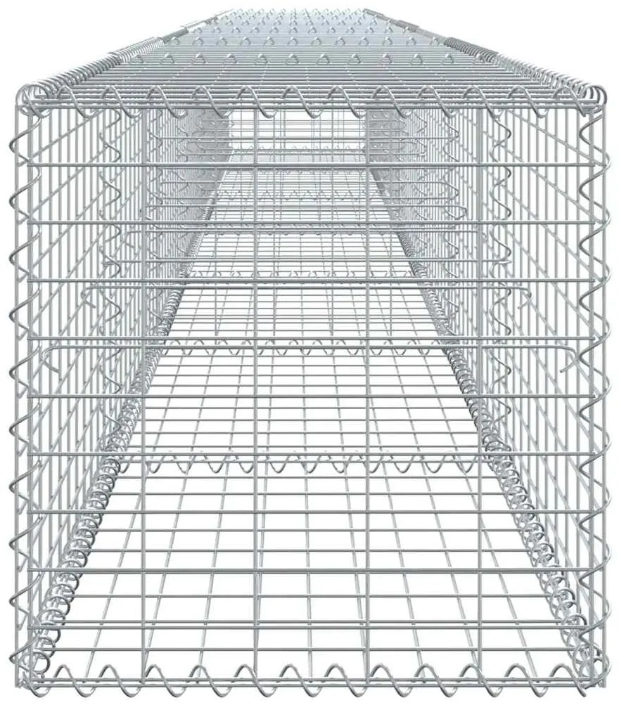 Cesto gabião com cobertura 700x50x50 cm ferro galvanizado