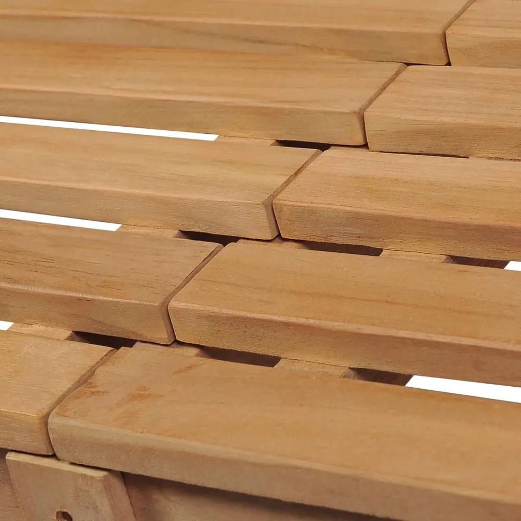 Banco de jardim 228 cm madeira de teca maciça