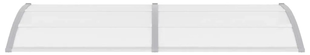 Toldo de porta 240x100 cm PC cinzento