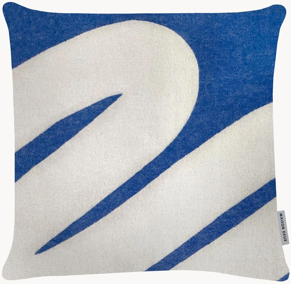 Capa de almofada decorativa em lã da Nova Zelândia Swirl