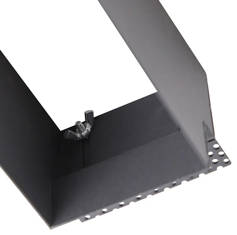 Foco embutido preto inclinável e rotativo Trimless 2-luzes - Oneon Honey