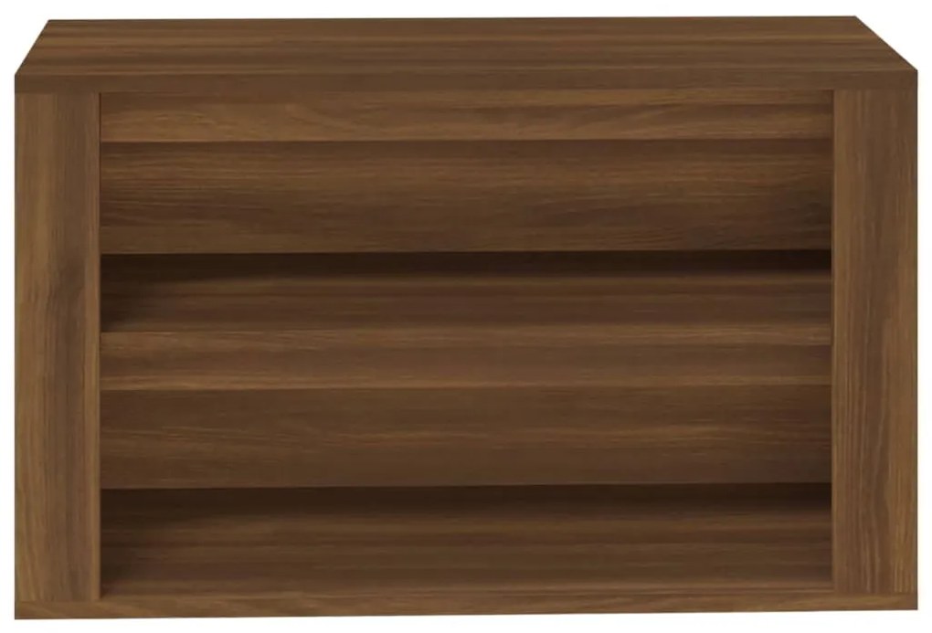 Sapateira 75x35x45 cm derivados de madeira carvalho castanho