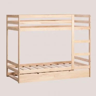 Beliche De Madeira Para Colchão De 90 Cm Cooper Kids Beliche Com Cama De Dormir Com Trundle - Sklum