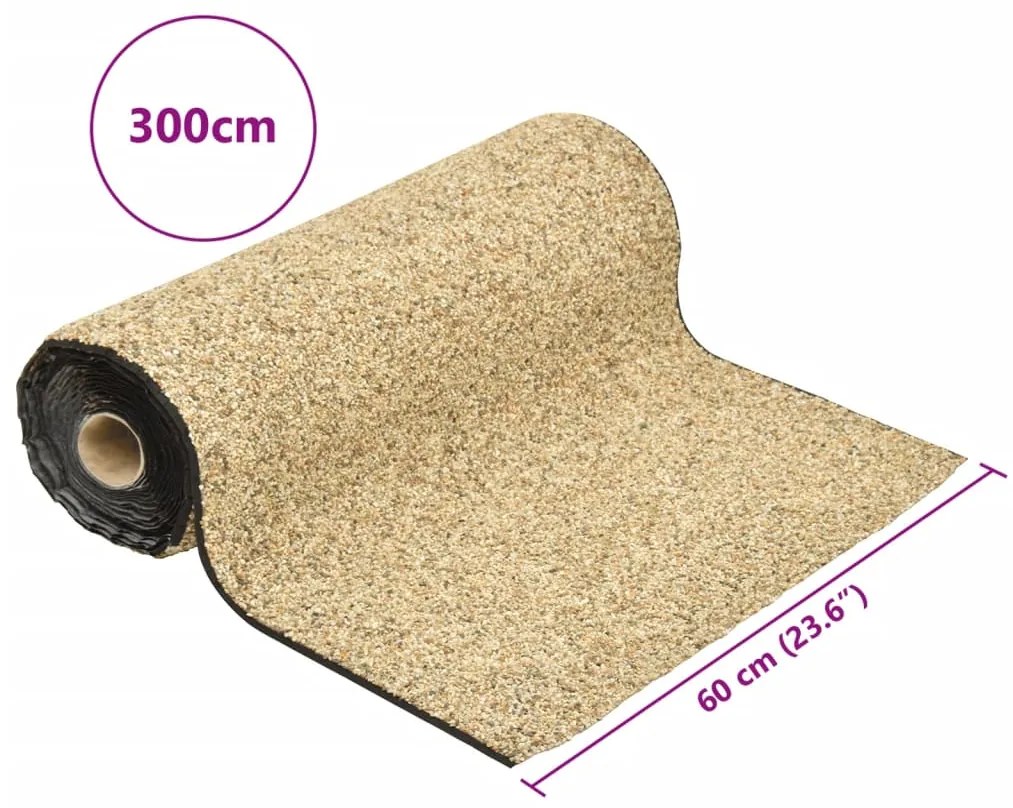 Revestimento de pedra 300x60 cm cor areia natural