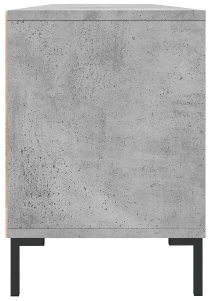 Móvel de TV 150x30x44,5 cm derivados de madeira cinza cimento