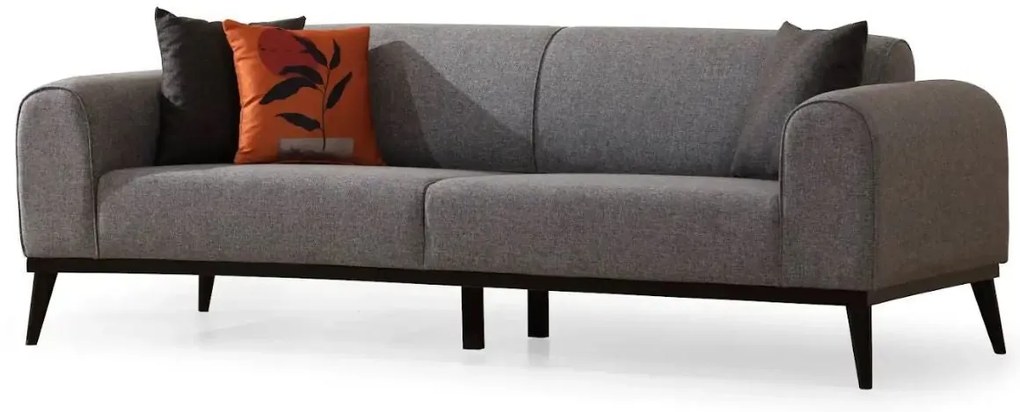 Sofá-cama de 3 Lugares Kapri – Cinzento Claro – 220 cm x 84 cm x 77 cm