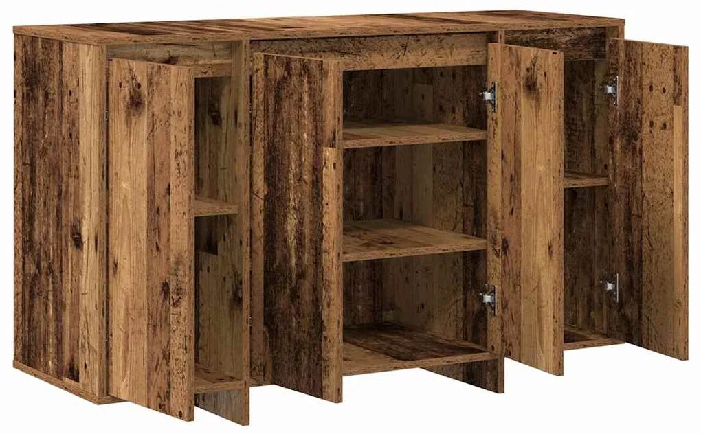 Aparador Castanho Madeira velha Madeira 120 x 41 x 75 cm Aparador