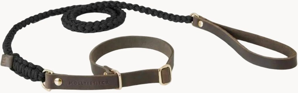 Trela para cão Retriever em pele Touch of Leather, vários tamanhos