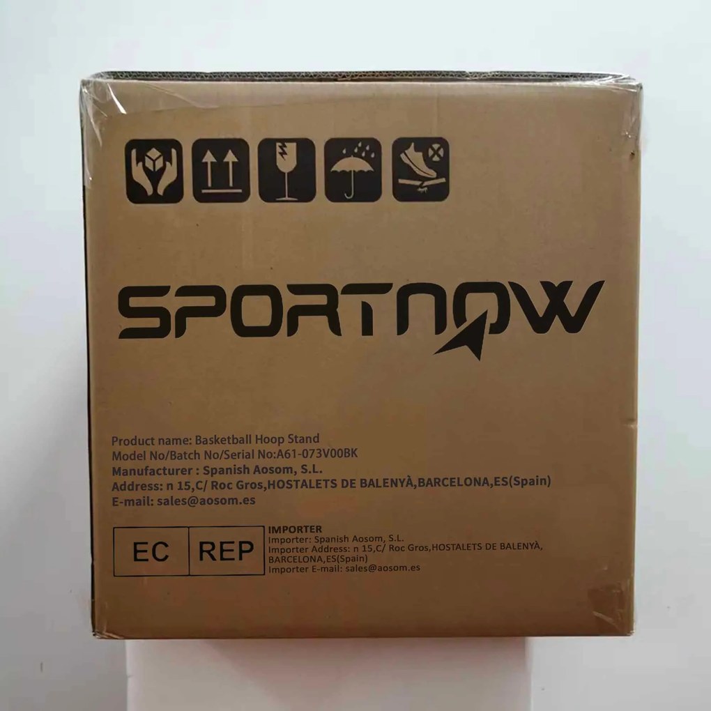 SPORTNOW Tabela de Basquetebol para Exterior com Alvo de Dardos Tabela