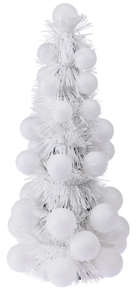 Árvore Natal Bolas Branca 33CM