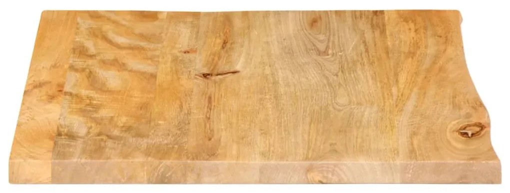 Tampo de mesa c/ borda viva 80x80x2,5 cm mangueira maciça