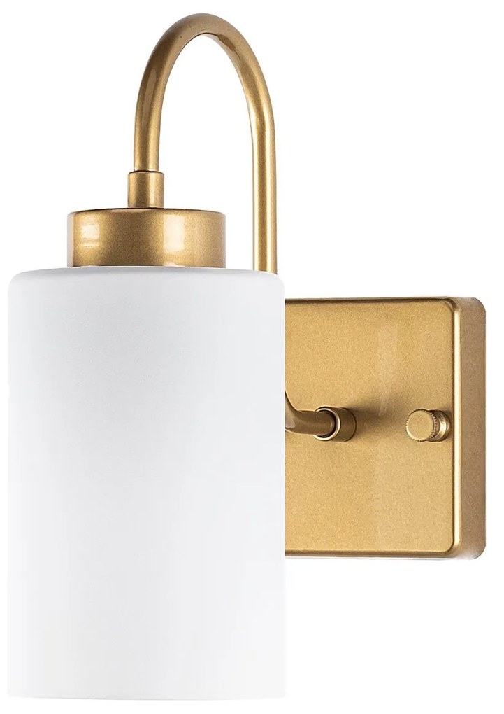 Aplique Duzsuz – Branco e Dourado – 10 x 23 x 24 cm