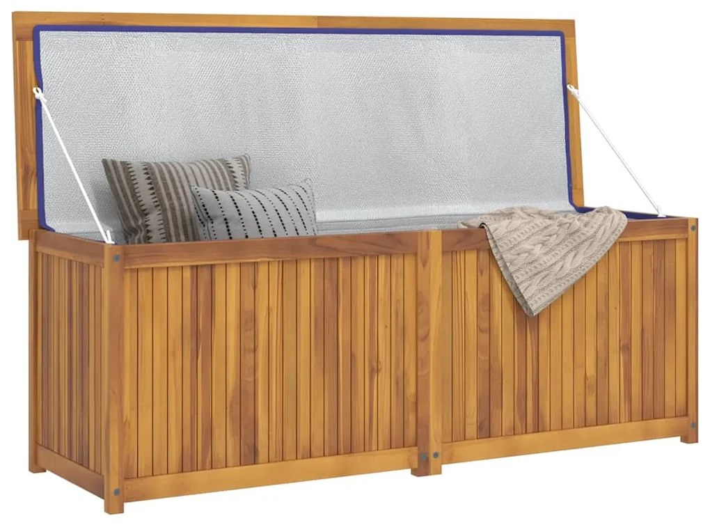 Caixa para jardim 150x50x55 cm madeira de teca maciça