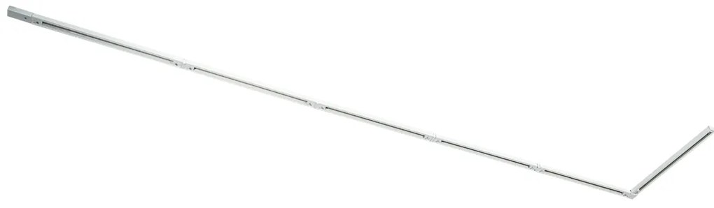 Sistema de iluminação de calha moderno branco monofásico 300cm - Iconic Moderno