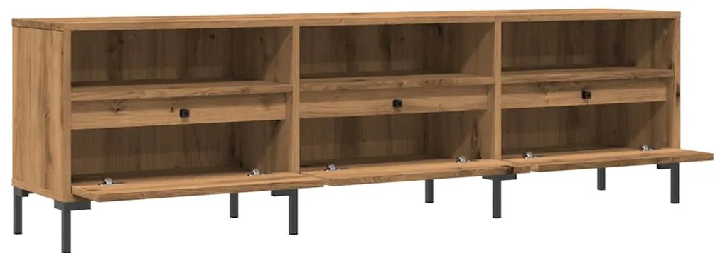 Móvel TV 150x30x44,5 cm derivados de madeira carvalho artisiano
