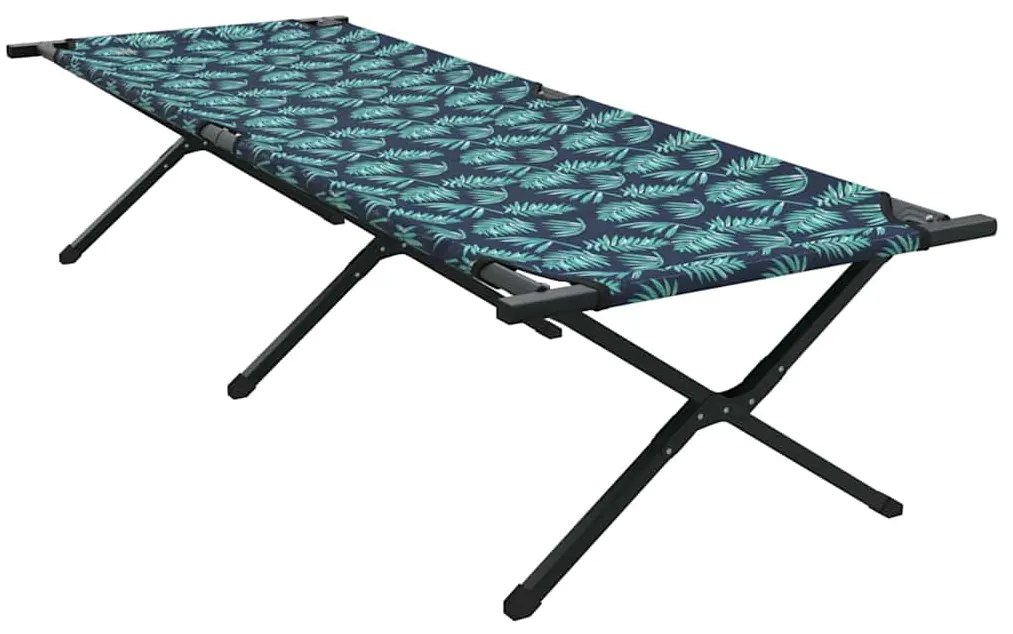 Cama de Sol Dobravel com Bolsa de Transporte Padrão de Folhas Tecido O