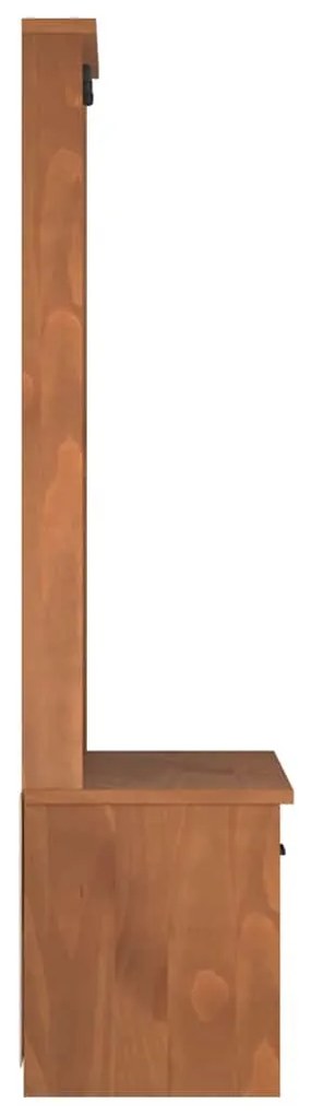 Árvore de Hall SANDENS 87x40x159,5 cm Madeira Maciça de Pinho