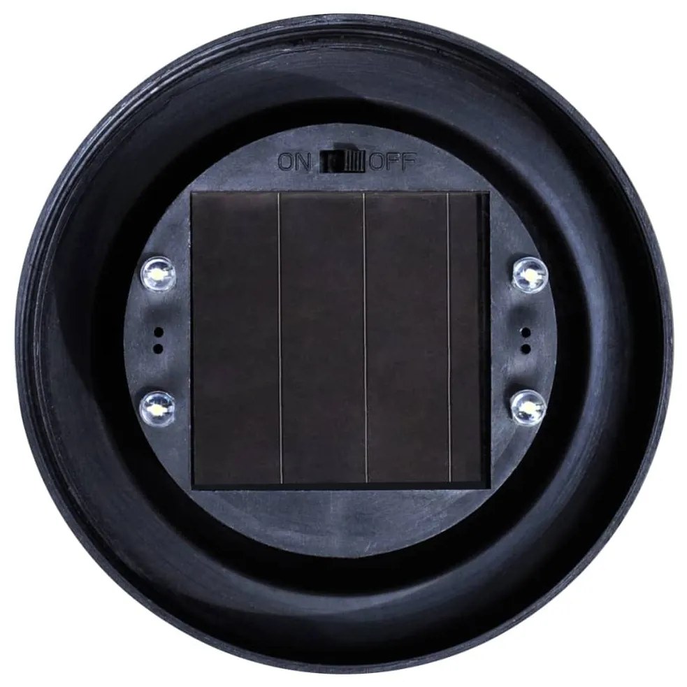 Candeeiros de exterior 6 pcs LED 20 cm com estacas de enterrar
