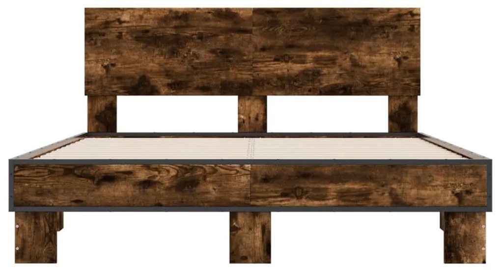 Estrutura de cama 120x200 cm derivados madeira/metal