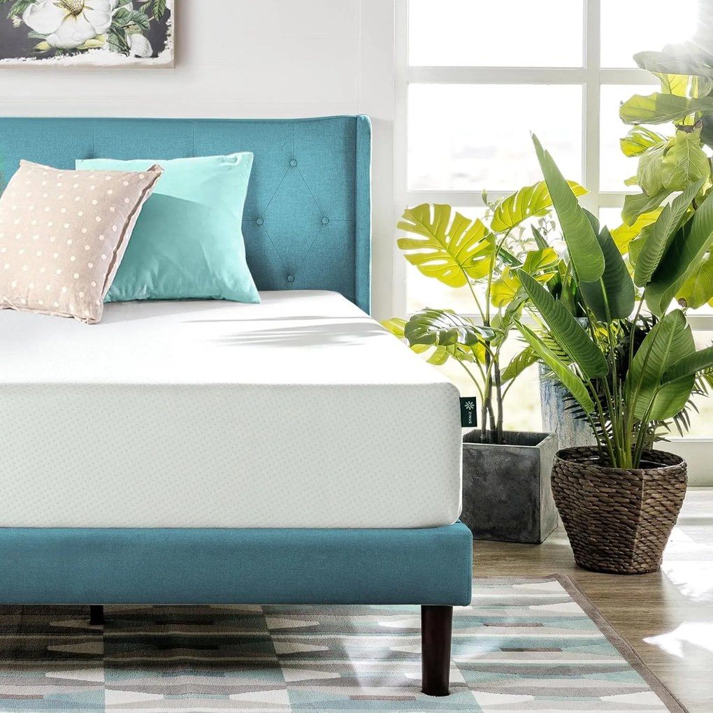 Colchão Viscoelástico Zinus com Chá Verde – Várias Medidas  – 7 Zonas