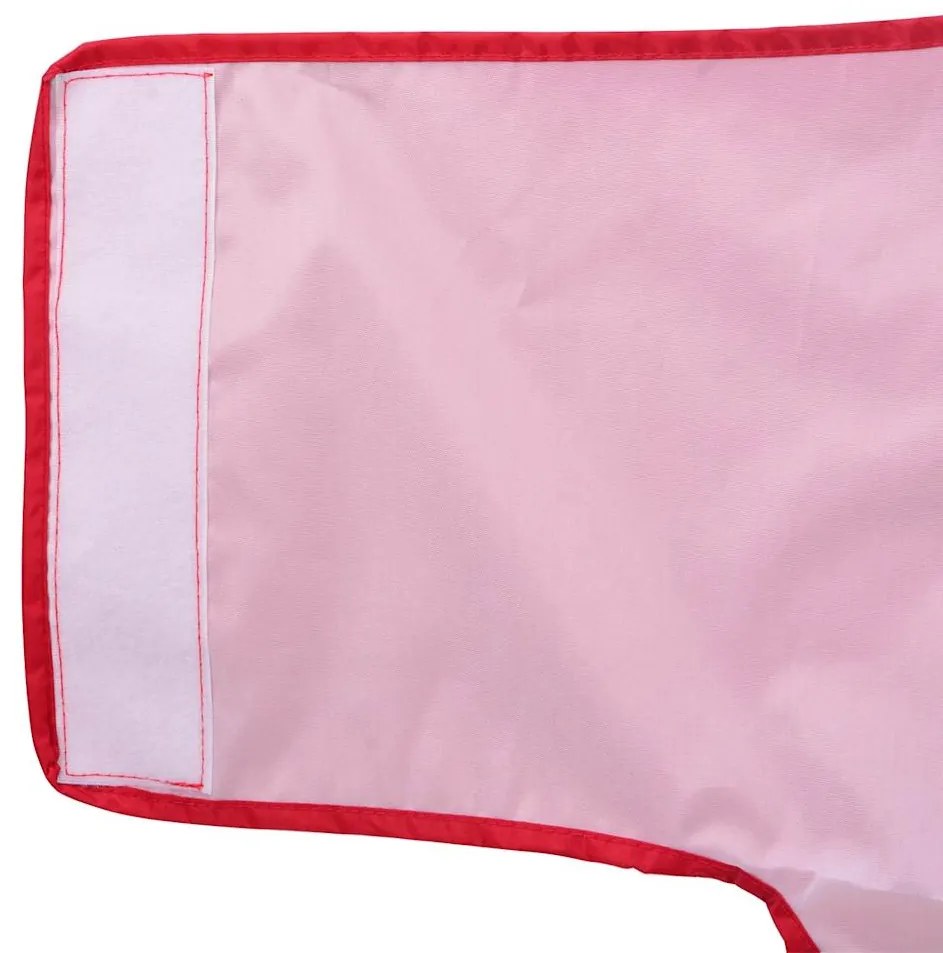 Capa de chuva para cães com tiras reflectoras vermelho 4XL