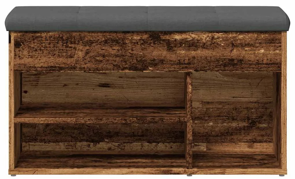 Banco sapateira 82x32x45,5 cm derivados madeira madeira velha