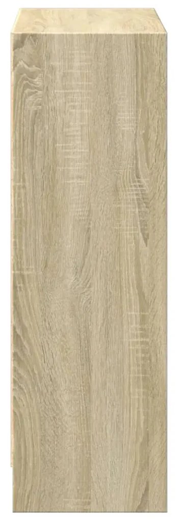 Estante 60x24x76 cm derivados de madeira carvalho sonoma