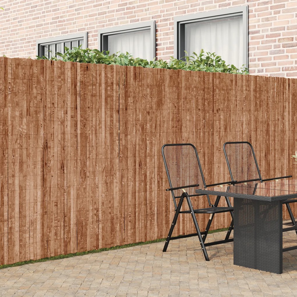 Cerca de Bambu vidaXL 600x125 cm