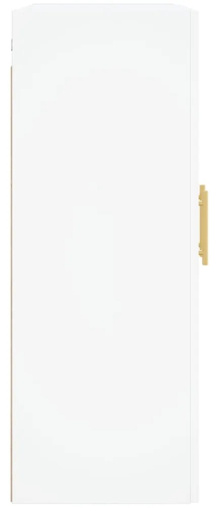 Móveis de parede 2 pcs derivados de madeira branco