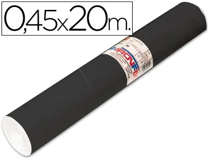 Rolo Autoadesivo Aironfix Cor Preto Mate