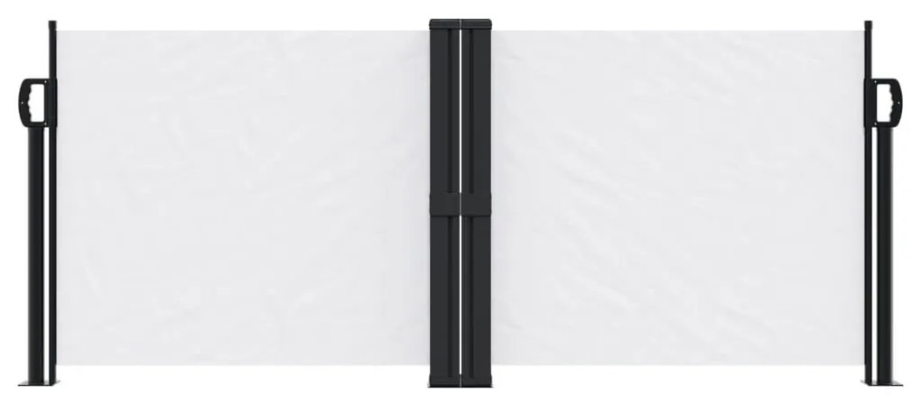 Toldo lateral retrátil 100x600 cm branco