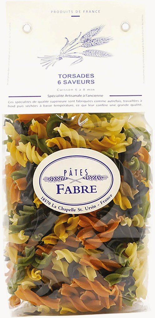 Fusilli 6 sabores, conjunto de 2 embalagens