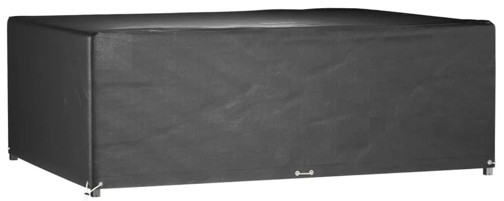Capas p/ mobília jardim 2 pcs 12 ilhós 270x180x90 cm retangular