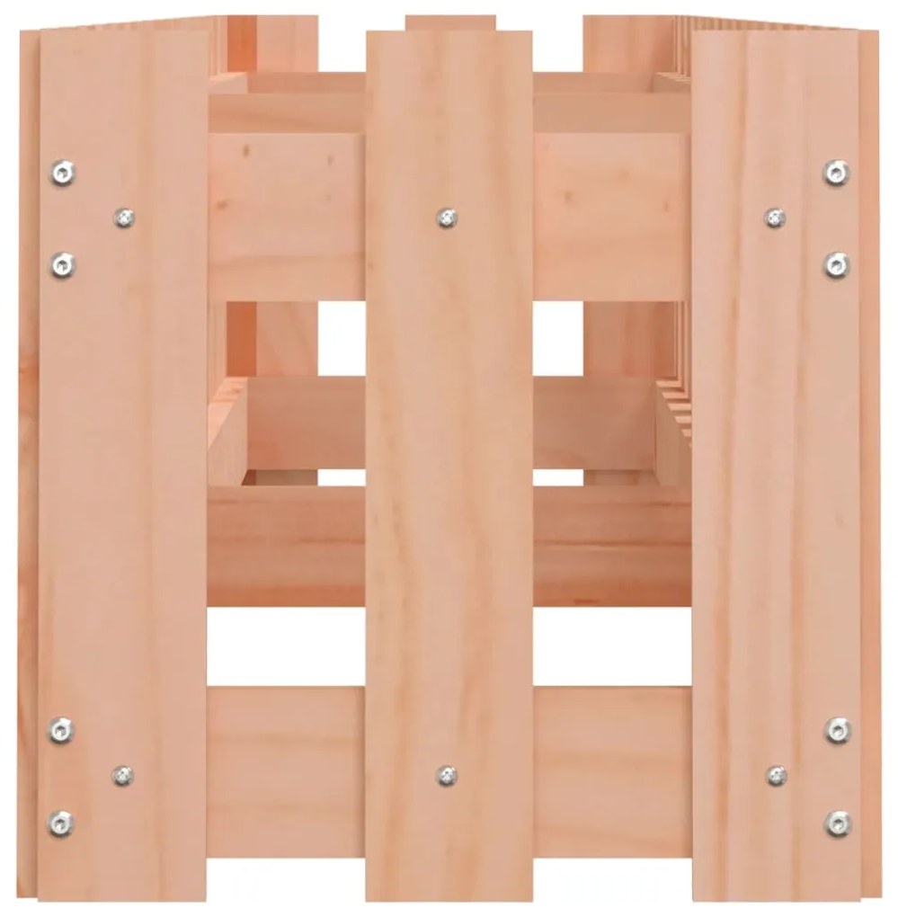 Canteiro elevado c/ design de cerca 200x30x30cm madeira douglas