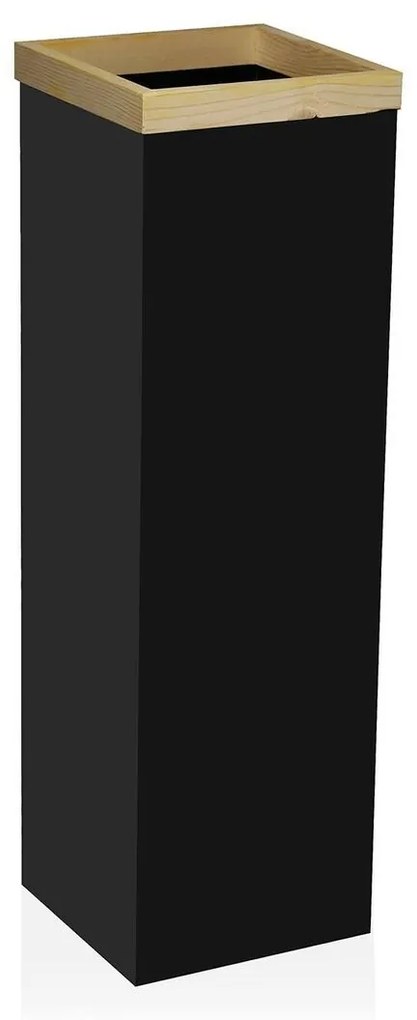 Suporte de Guarda-chuva Versa Rennes Preto Pinheiro Madeira Mdf (15 X 48 X 15 cm)