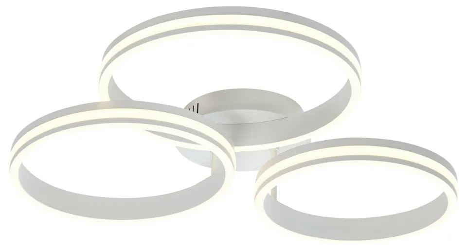 Plafon Branco Incl. LED Regulável em 3 Níveis 3-Luzes - Navara