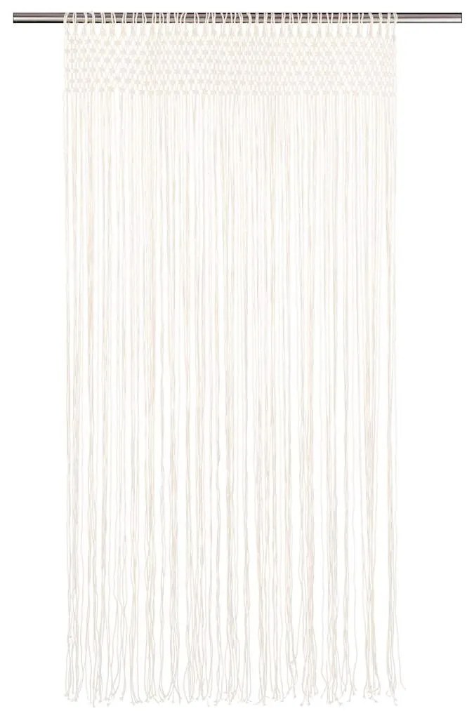 Cortina macramé 140x240 cm algodão