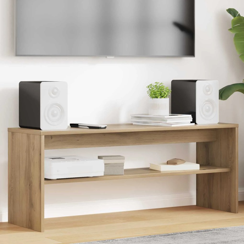 vidaXL Gabinete para TV Carvalho Artesanal 100 x 30 x 40 cm