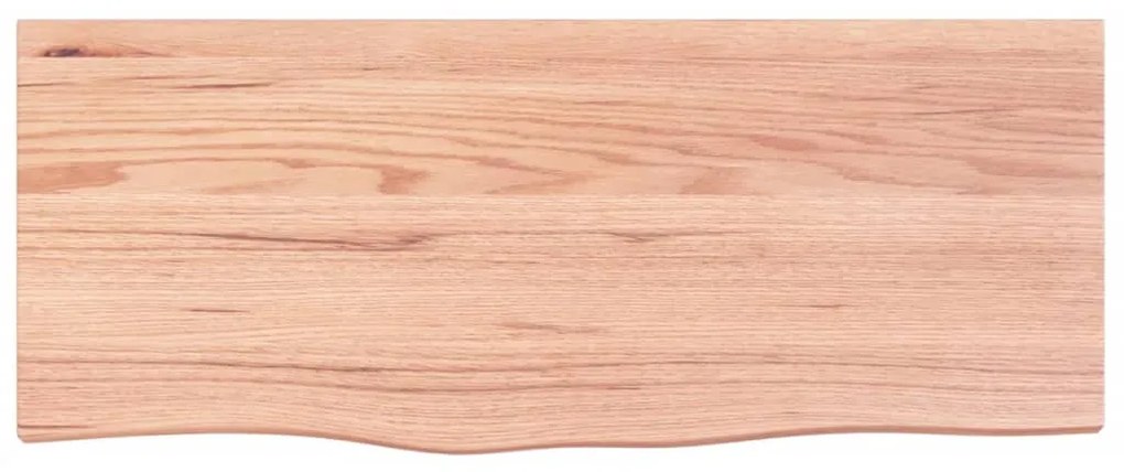 Prateleira de parede 100x40x(2-4) cm carvalho tratado castanho