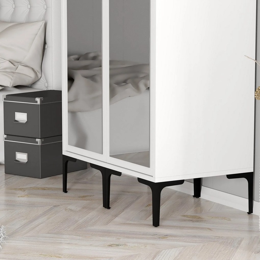 Guarda-roupa Kumsal RR – Branco – 80x47,5x201,4 cm