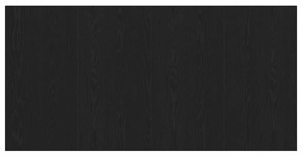 Cabeceira vidaXL em Preto Carvalho 160x1,5x80 cm em Madeira de Engenha