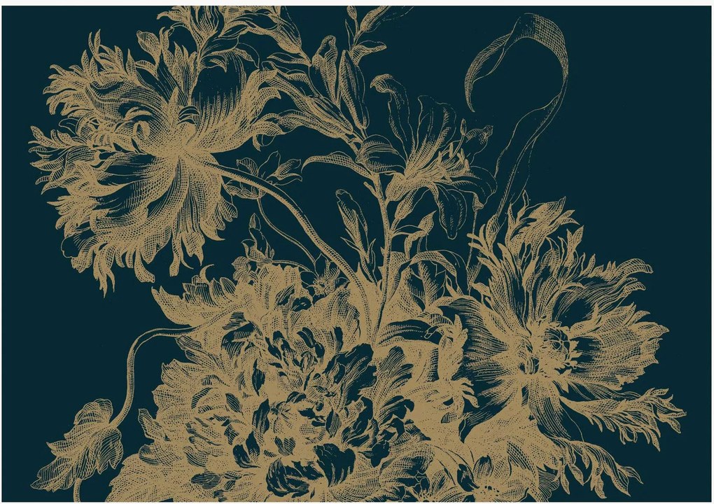 Papel de parede Gold Metallic