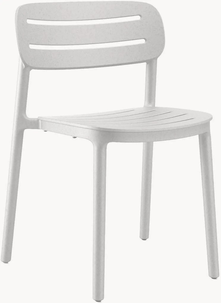 Cadeiras de jardim empilháveis Croisette, conjunto de 4